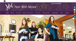 Desktop Screenshot of hairwithmoxie.com